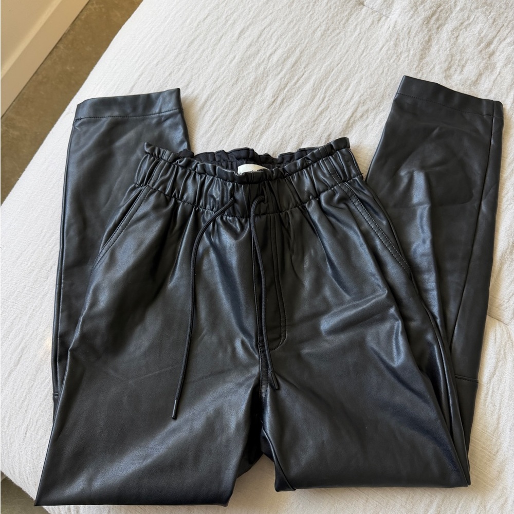 Black Leather Pants